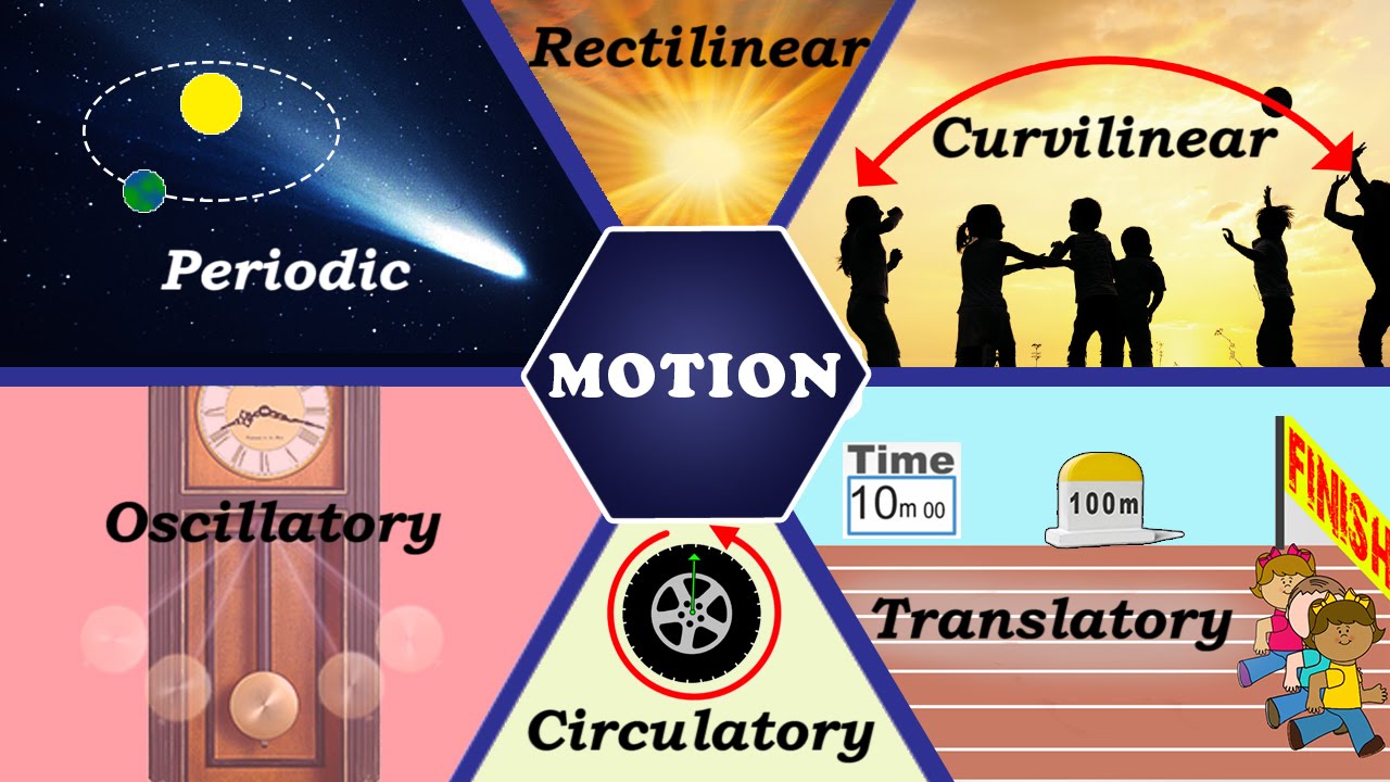 graphical representation of different types of motion